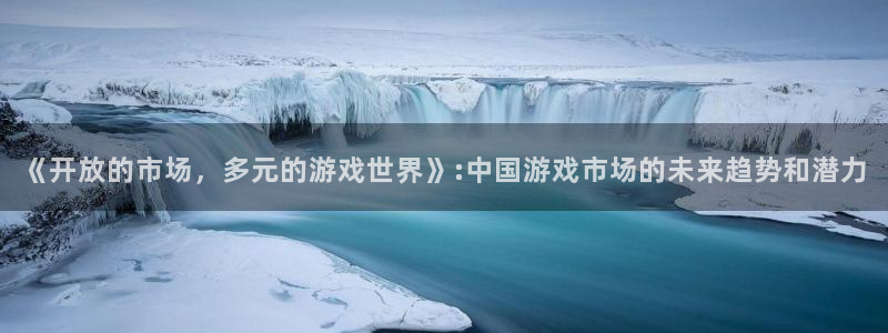 广东新宝GG电子商务有限公司电话：《开放的市场，多元的游戏世界》:中国游戏市场的未来趋势和潜力