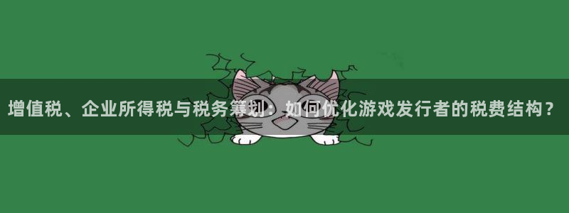 新宝GG电子科技股票：增值税、企业所得税与税务筹划：如何优化游戏发行者的税费结构？